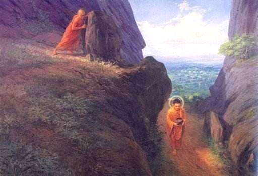 犯五逆罪堕入无间地狱的提婆达多