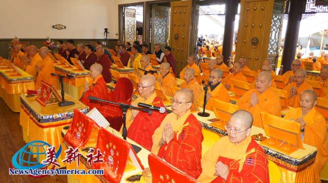 圣蹟寺恭迎南无阿弥陀佛佛诞 梵唄声声祈愿世界和平