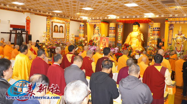 圣蹟寺恭迎南无阿弥陀佛佛诞 梵唄声声祈愿世界和平