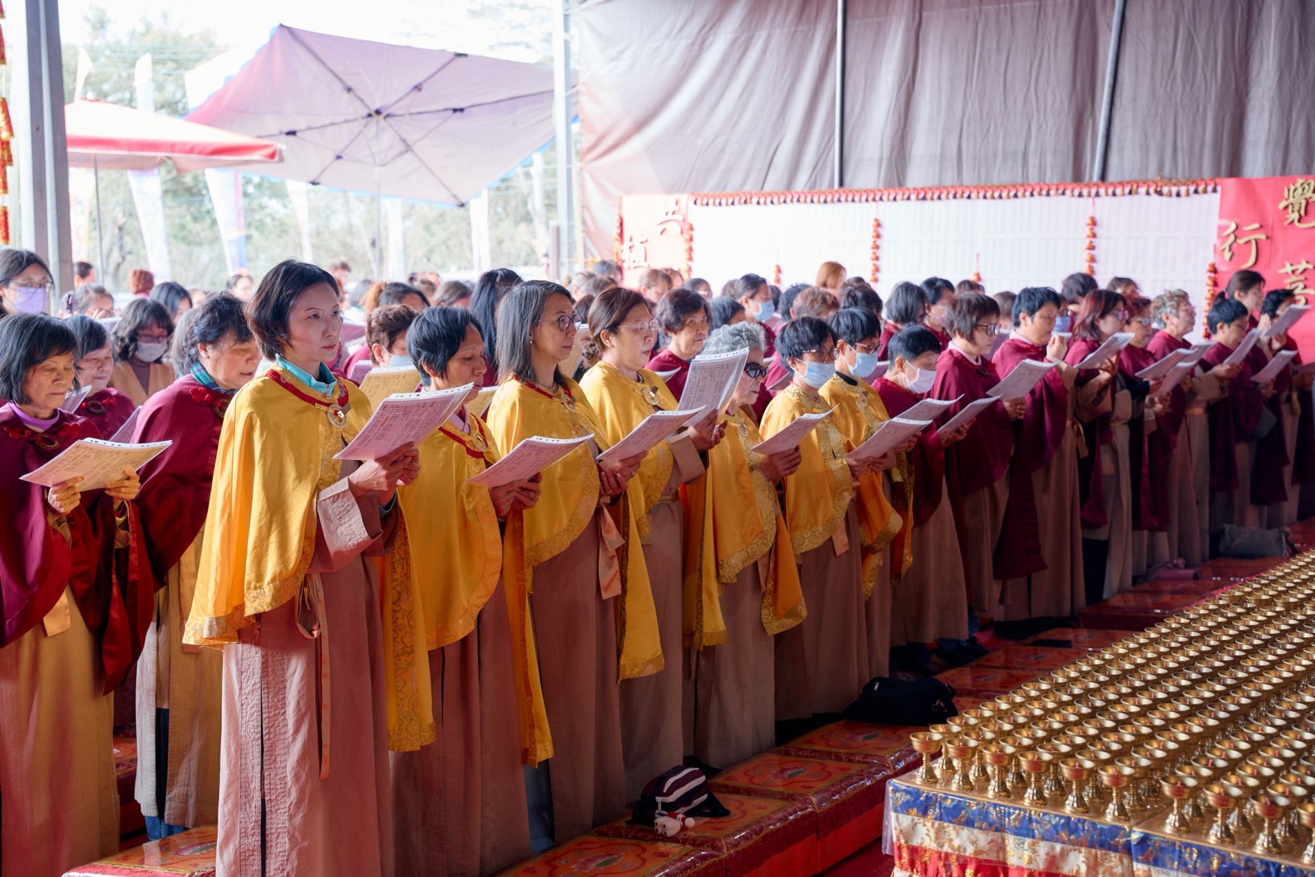 迎新春！ 万灯供佛觉行圆满 初六觉行寺庆动工祈福