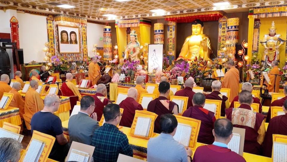 圣迹寺举行法会 庆赞观世音菩萨圣诞