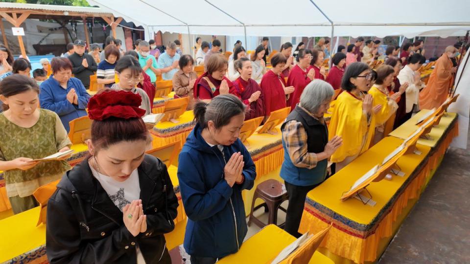 圣迹寺举行法会 庆赞观世音菩萨圣诞