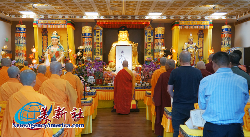 大悲周遍祈愿和平:圣迹寺举办南无观世音菩萨圣诞法会 场面庄严殊胜