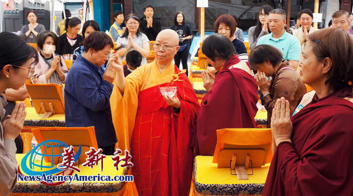 大悲周遍祈愿和平:圣迹寺举办南无观世音菩萨圣诞法会 场面庄严殊胜