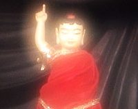 毫光遍地 佛光纷飞圣号三界彻震 诸佛现全身