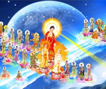 南无羌佛的仁波且弟子西方人之亲属去到极乐世界