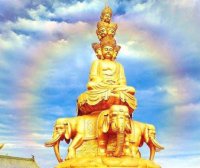 普贤菩萨化身妙龄少女考验昙翼法师