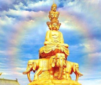 普贤菩萨化身妙龄少女考验昙翼法师