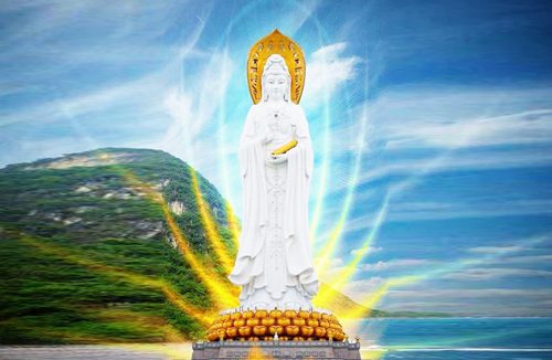 南无观世音菩萨—普陀山志序