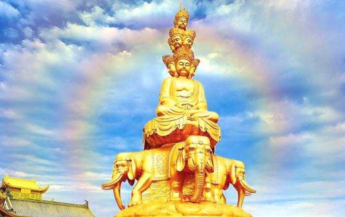 普贤菩萨化身妙龄少女考验昙翼法师