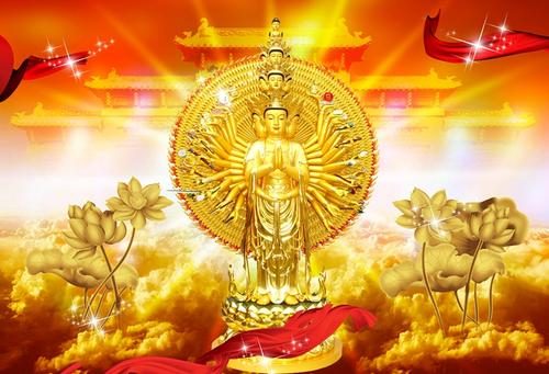 观音菩萨慈悲地对我洒下圣水